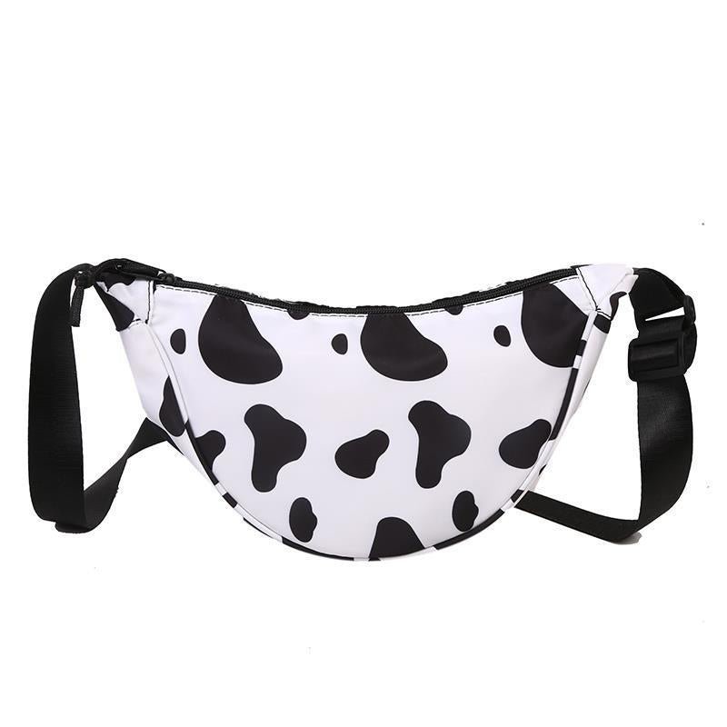 Wholesale Oxford Cloth Leopard Cow Pattern Messenger Bag