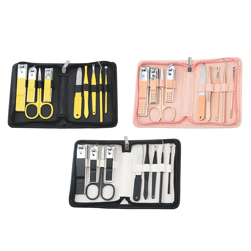 Wholesale Stainless Steel 9pcs Nail Trimming Tools Set