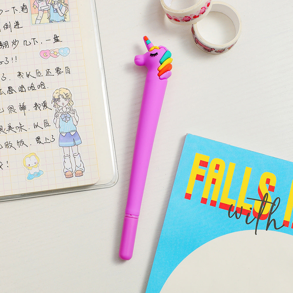 Wholesale Plastic Unicorn Cartoon Pen