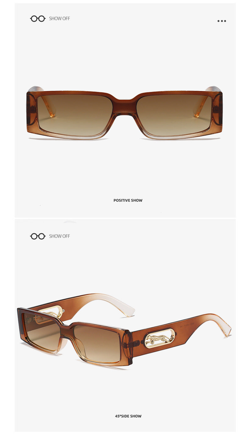 Venta al por mayor de una pieza de marco pequeño para hombres y mujeres, las mismas gafas de sol