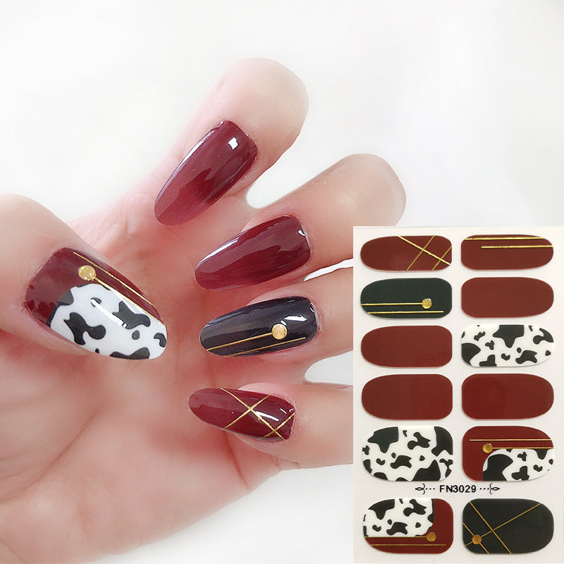 Wholesale Plastic Leopard Nail Art Stickers