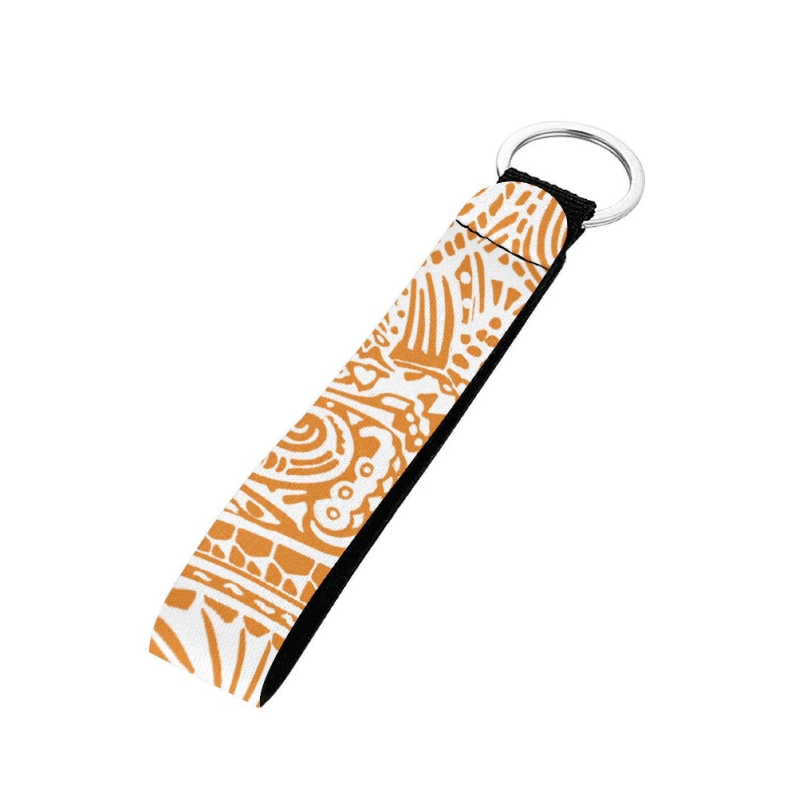 Wholesale Webbing Boho Tie Dye Lanyard Keychain