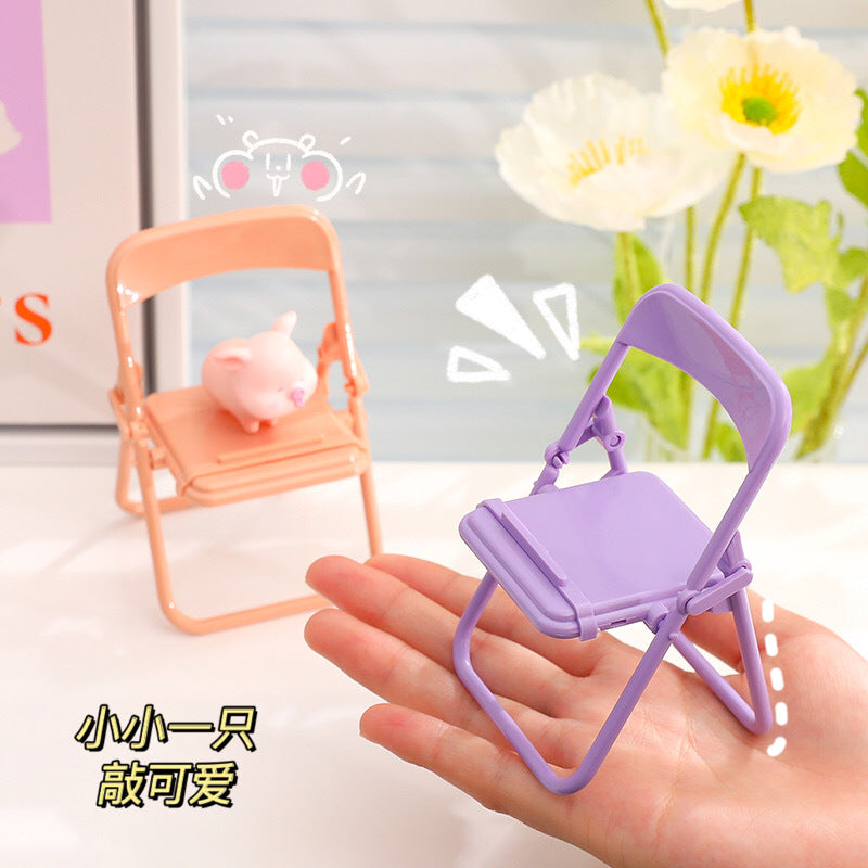 Wholesale Chair Mobile Phone Holder Foldable Portable 10pcs