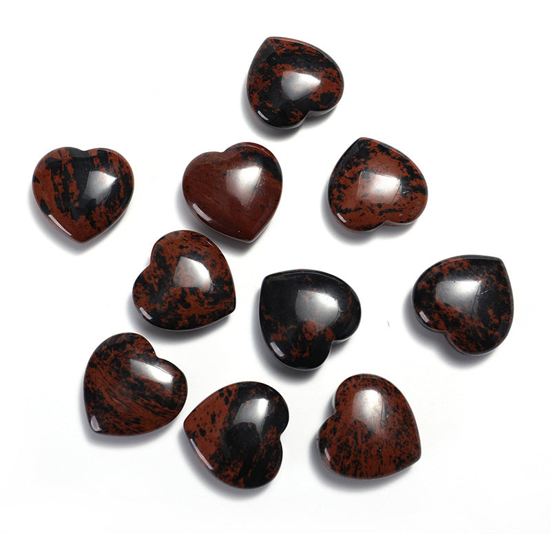 Wholesale 50PCS 15*15*9mm Small Heart Natural Stone Beads