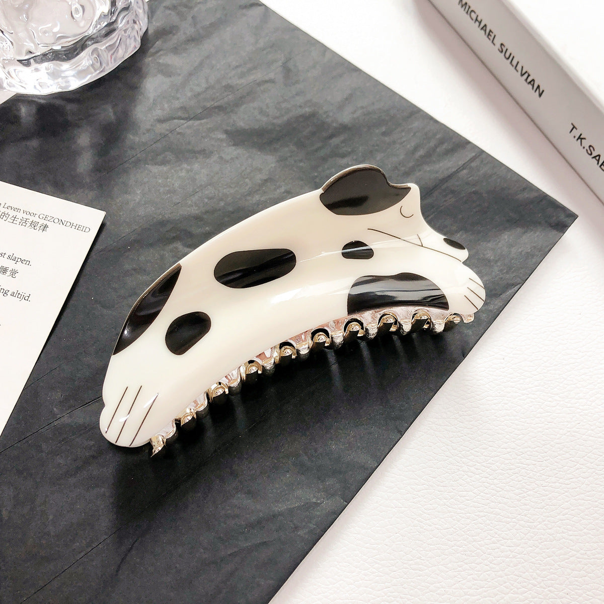 Wholesale Puppy Spotted PVC Hair Clips