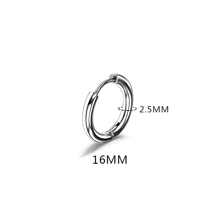Wholesale Stainless Steel Solid Simple Earrings