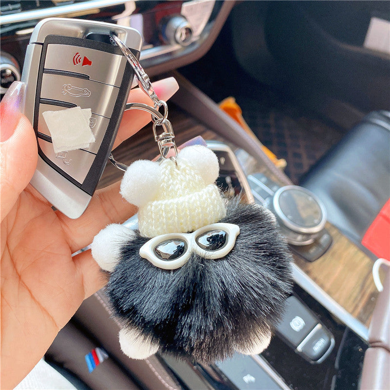 Wholesale Fur Ball Doll Keychain
