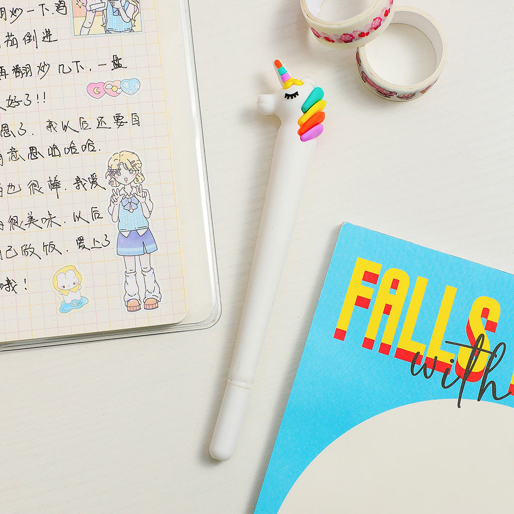 Wholesale Plastic Unicorn Cartoon Pen