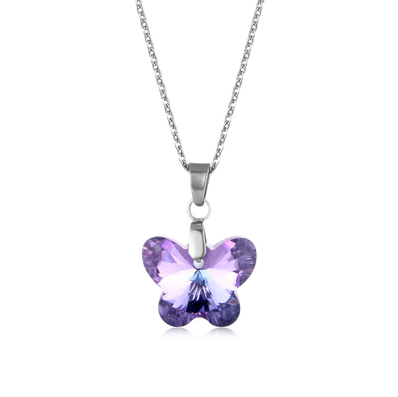 Wholesale Stainless Steel Butterfly Necklaces