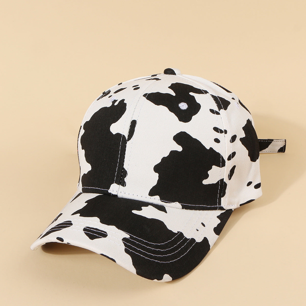 Wholesale Kids Cotton Cow Tie Dye Baseball Cap