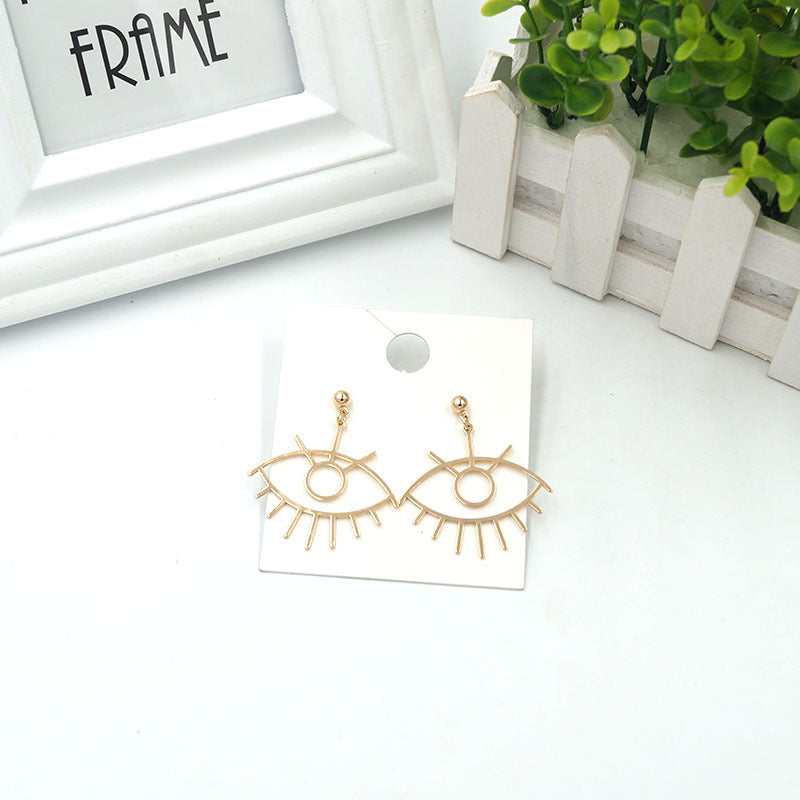 Wholesale Eye Alloy Earrings
