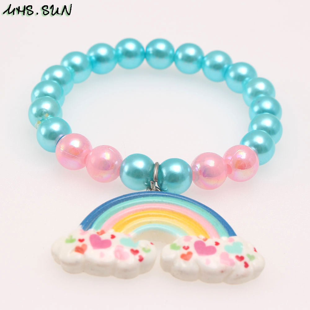 Wholesale Resin Mermaid Unicorn Bracelet