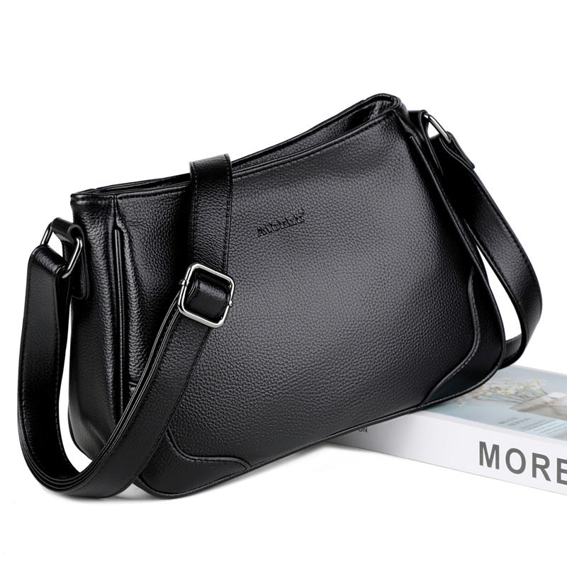 Wholesale PU Shoulder Messenger Bag Soft Leather Women Bag