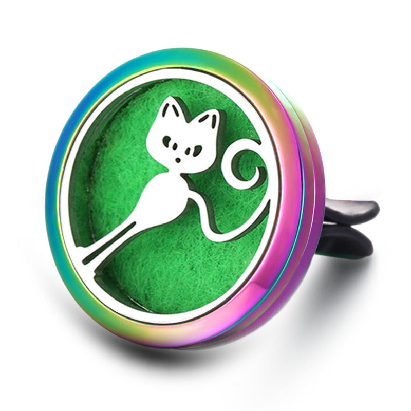 Wholesale Stainless Steel Car Cat Aromatherapy Ornaments