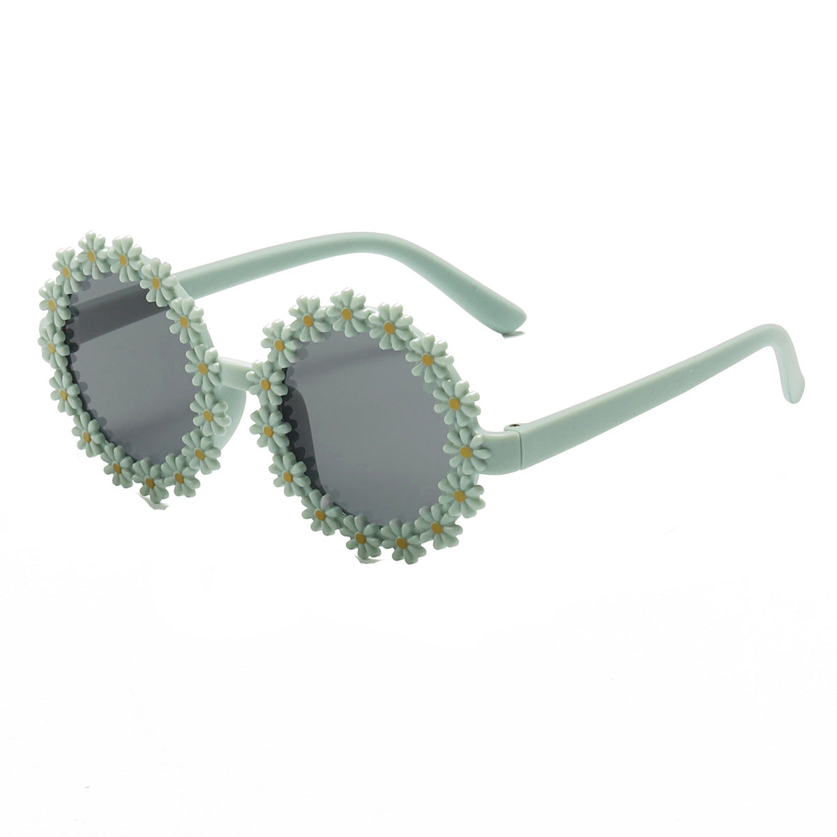 Wholesale Cute Cartoon Flowers PC Kids Sunglasses