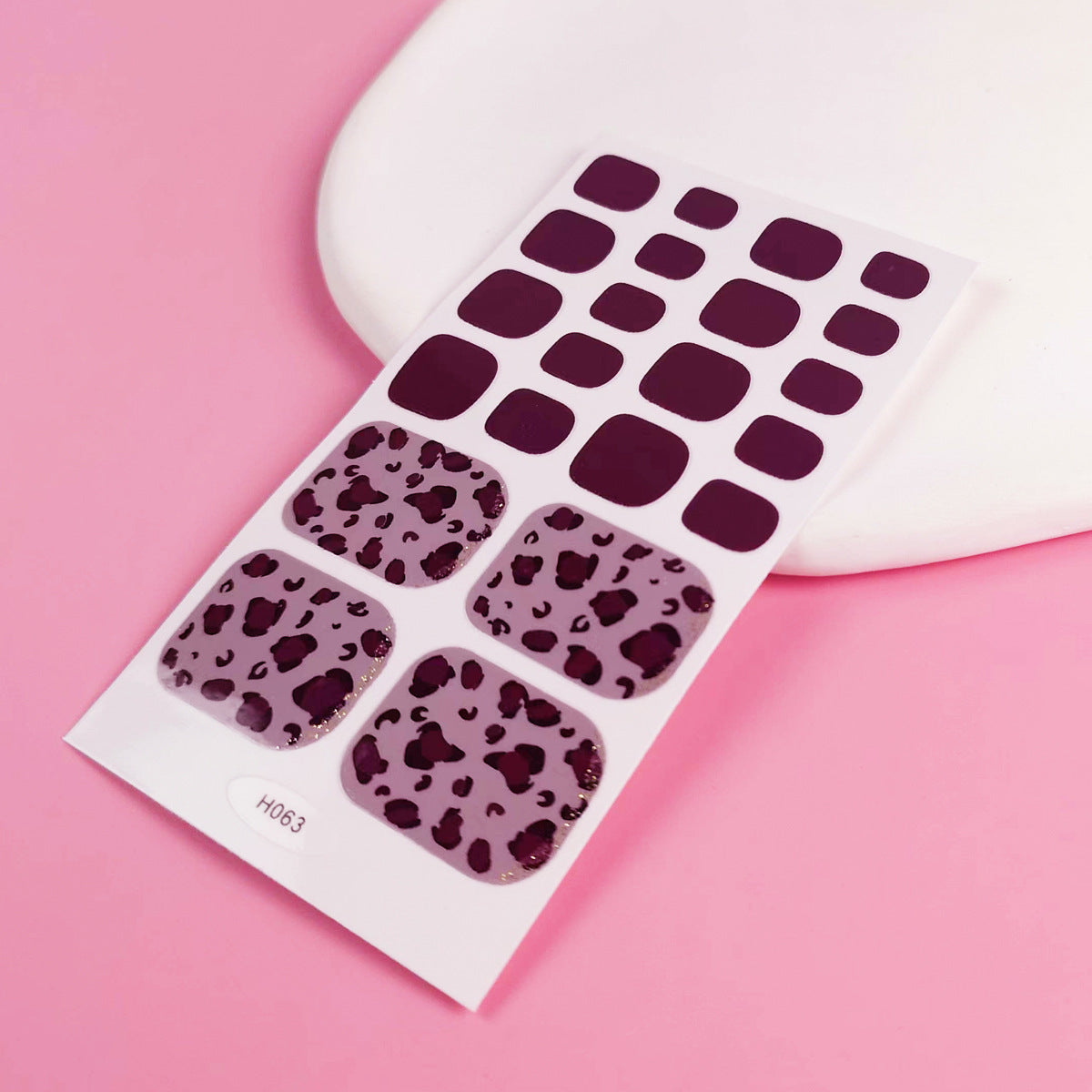 Pegatinas De Uñas De Plástico Con Estampado De Leopardo al por mayor