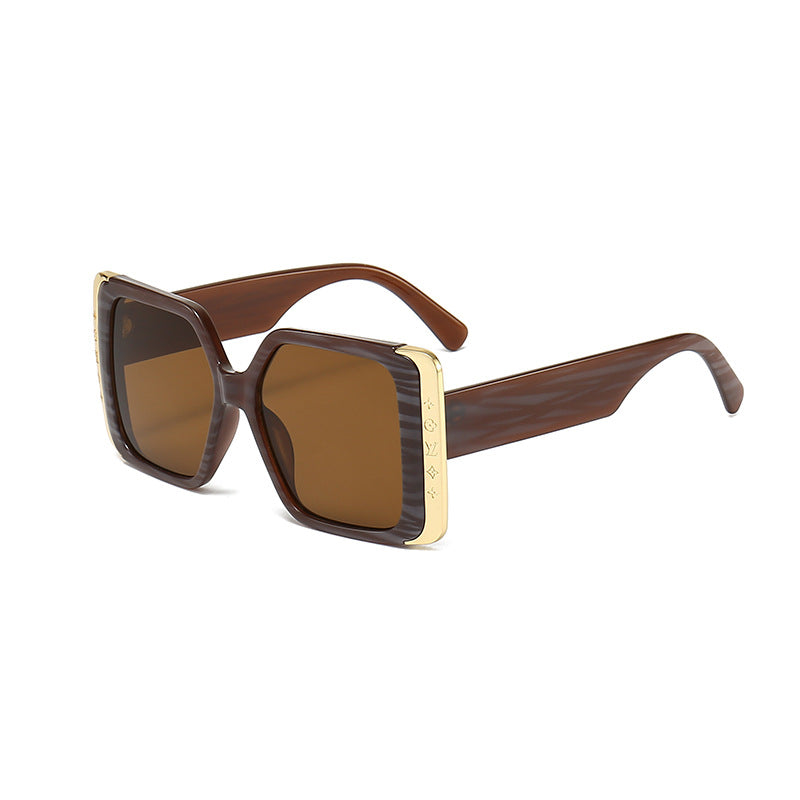 Wholesale PC Large Frame Gradient Film UV Protection Women Sunglasses