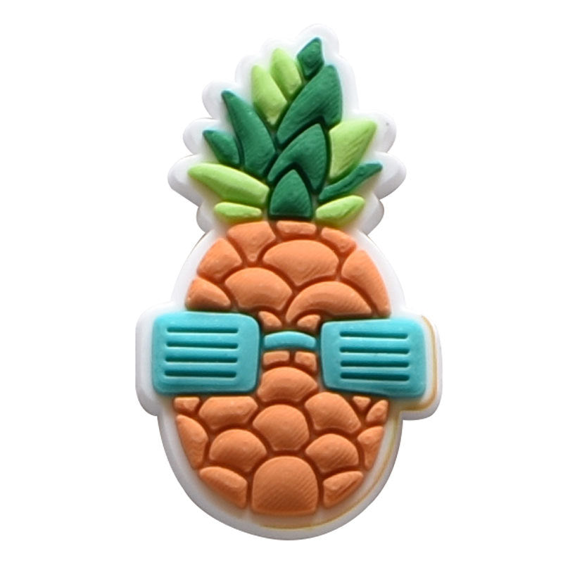 Al por mayor 100 PCS PVC Cartoon Colorfle Diy Shoe Hebilla