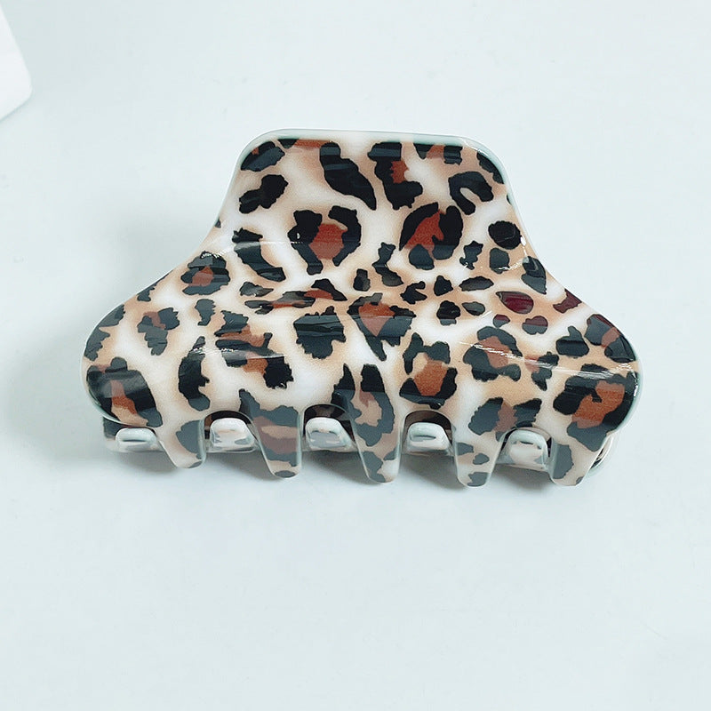 Wholesale Leopard Print Acrylic Hair Clips