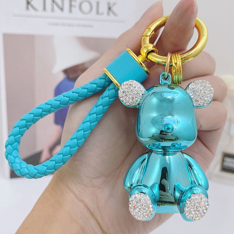 Tesoro de resina de resina al por mayor tesoro con incrustaciones de diamantes de oso de diamante