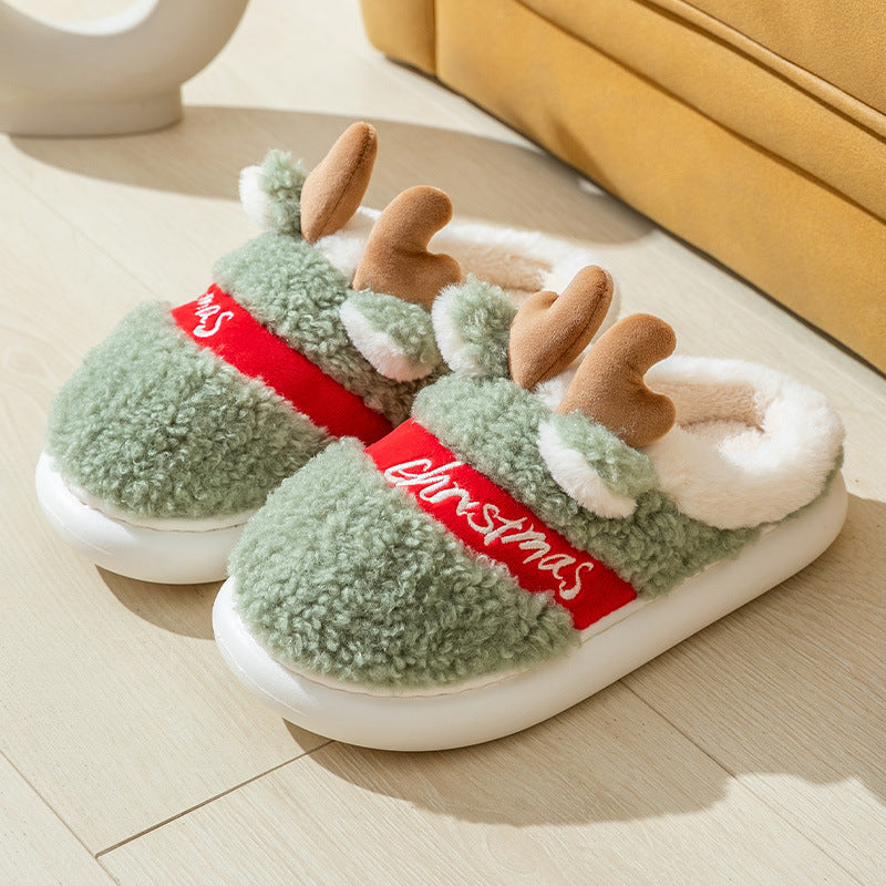 Wholesale Thick Soled Plush Christmas Deer Cotton Mops