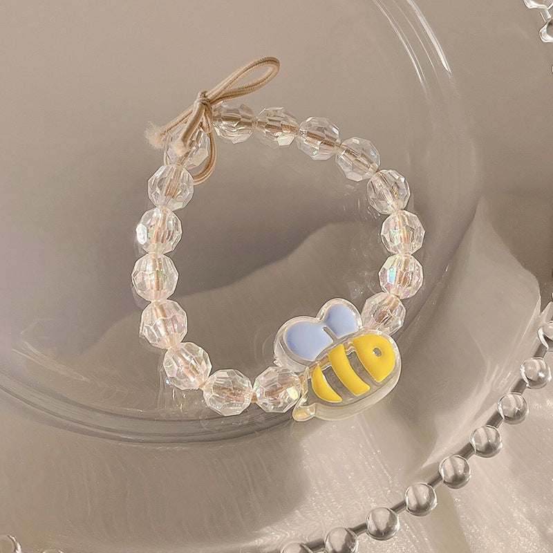 Wholesale Yellow Duck Tulip Acrylic Beaded Bracelet