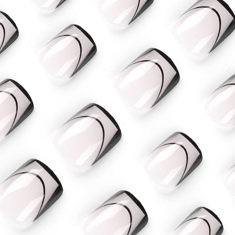 Parches de mejora de uñas cortas de plástico al por mayor