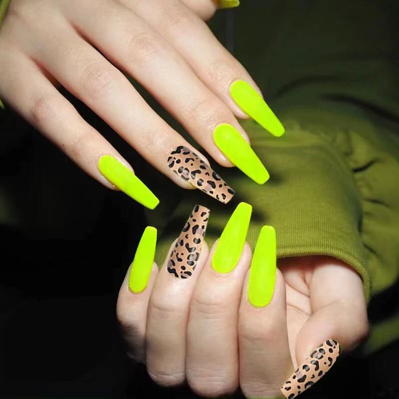 Wholesale Plastic Long Rainbow Bag Nail Art Chips