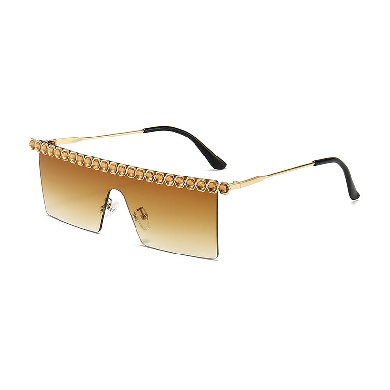 Wholesale PC Square Frameless Unisex Sunglasses
