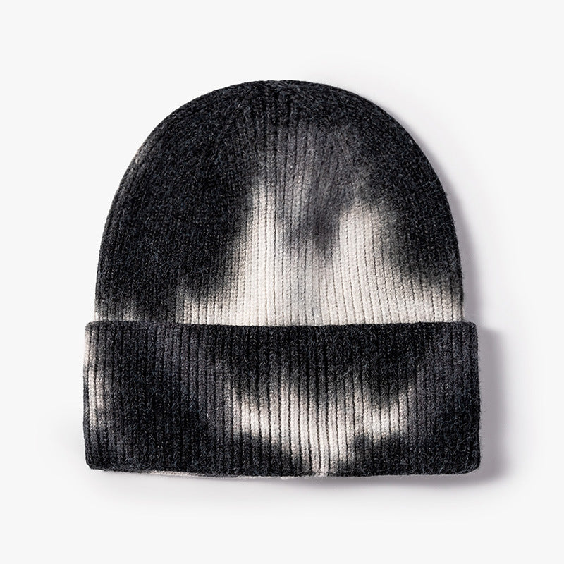 Wholesale Tie-dyed Knitted Cotton Wool Hat