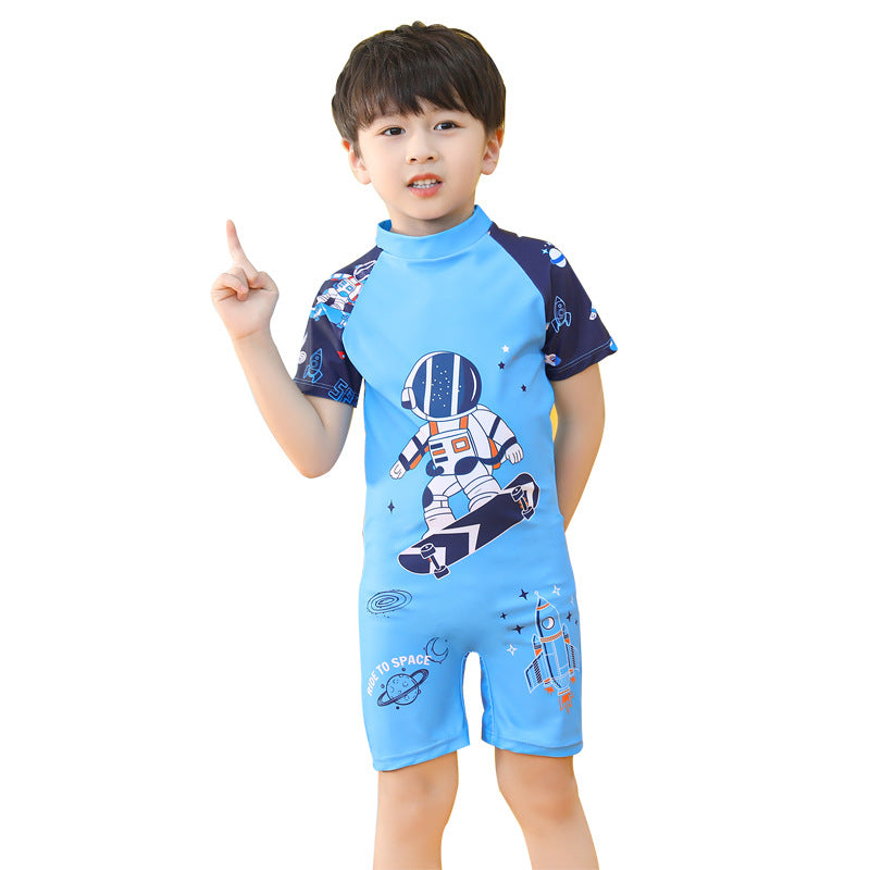 Wholesale Boys Onesie Polyester Swimwear