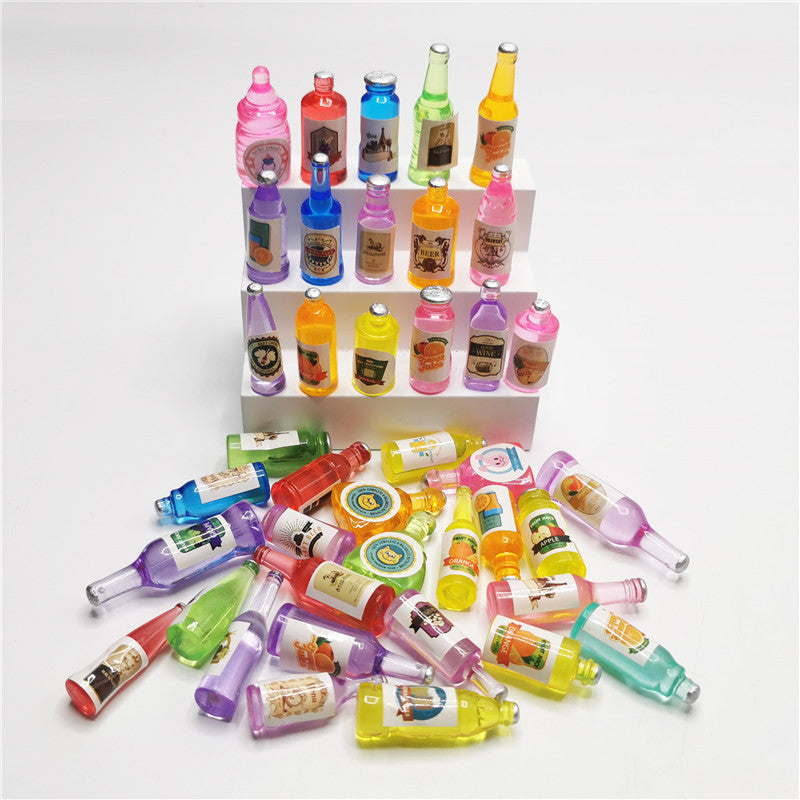 Botella de vino de simulación luminosa mini tridimensional de 100 piezas al por mayor