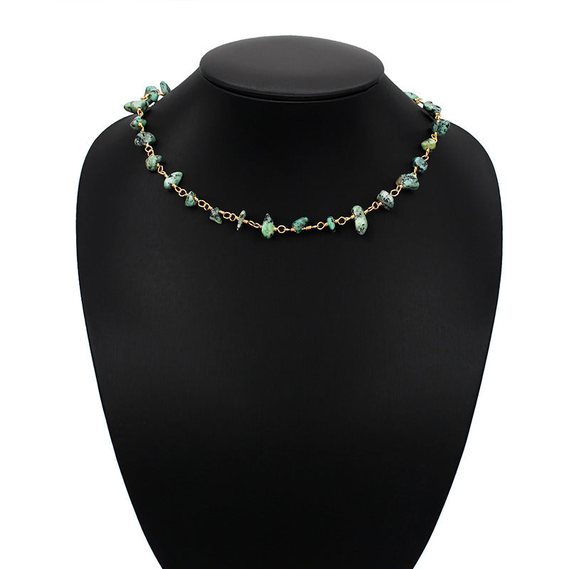 Wholesale Turquoise Natural Stone Beads Necklaces