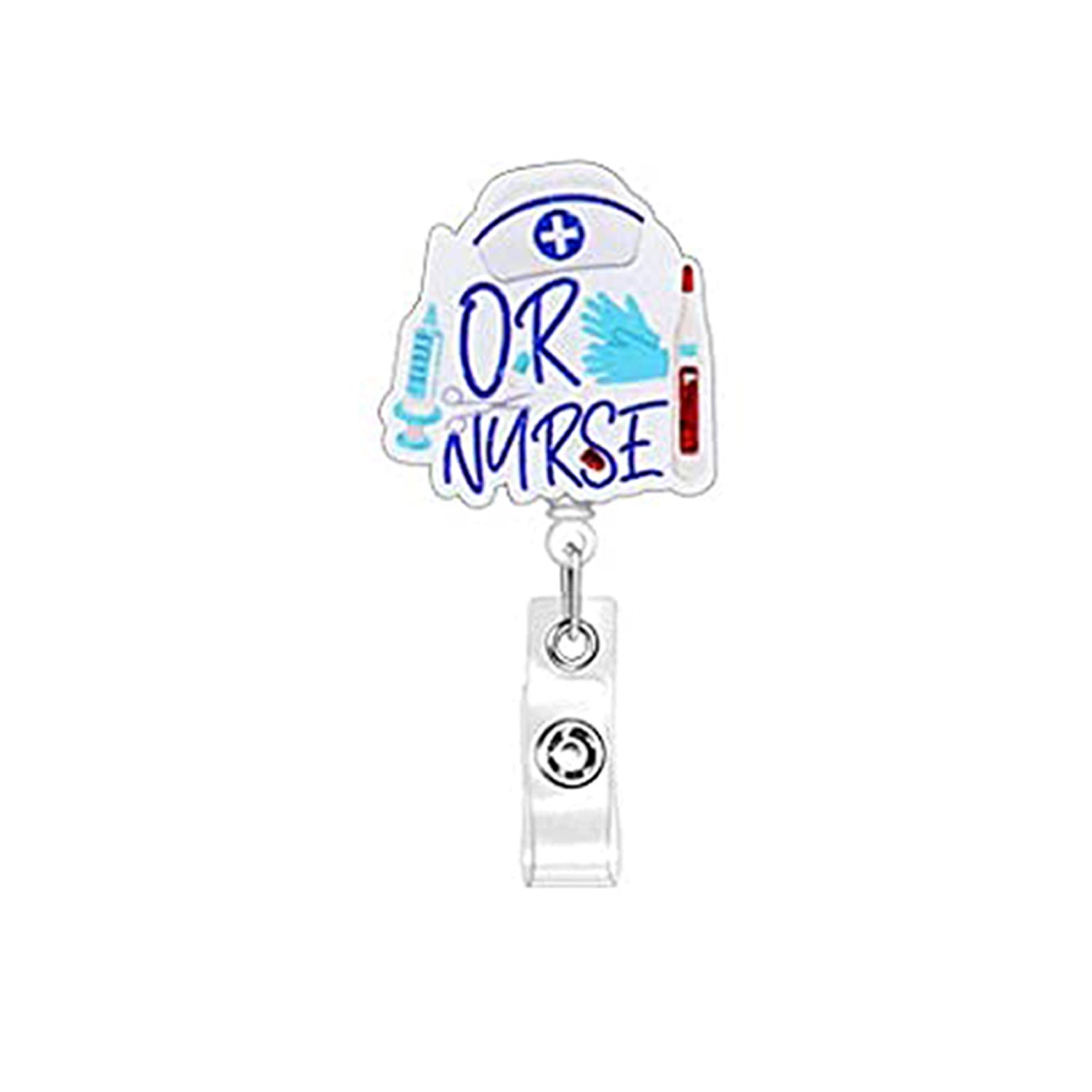 Wholesale Doctor Nurse Retractable Acrylic Keychains