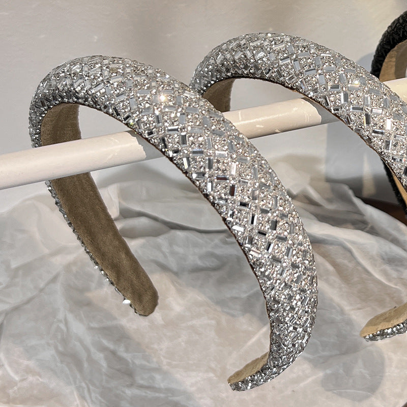 Venta al por mayor Full Diamond Super Flash Rhinestone Diadema