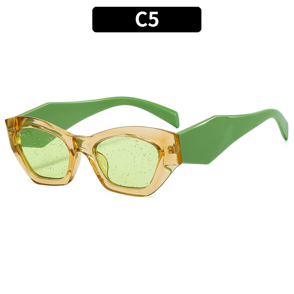 Wholesale Irregular Bud Glitter PC Sunglasses