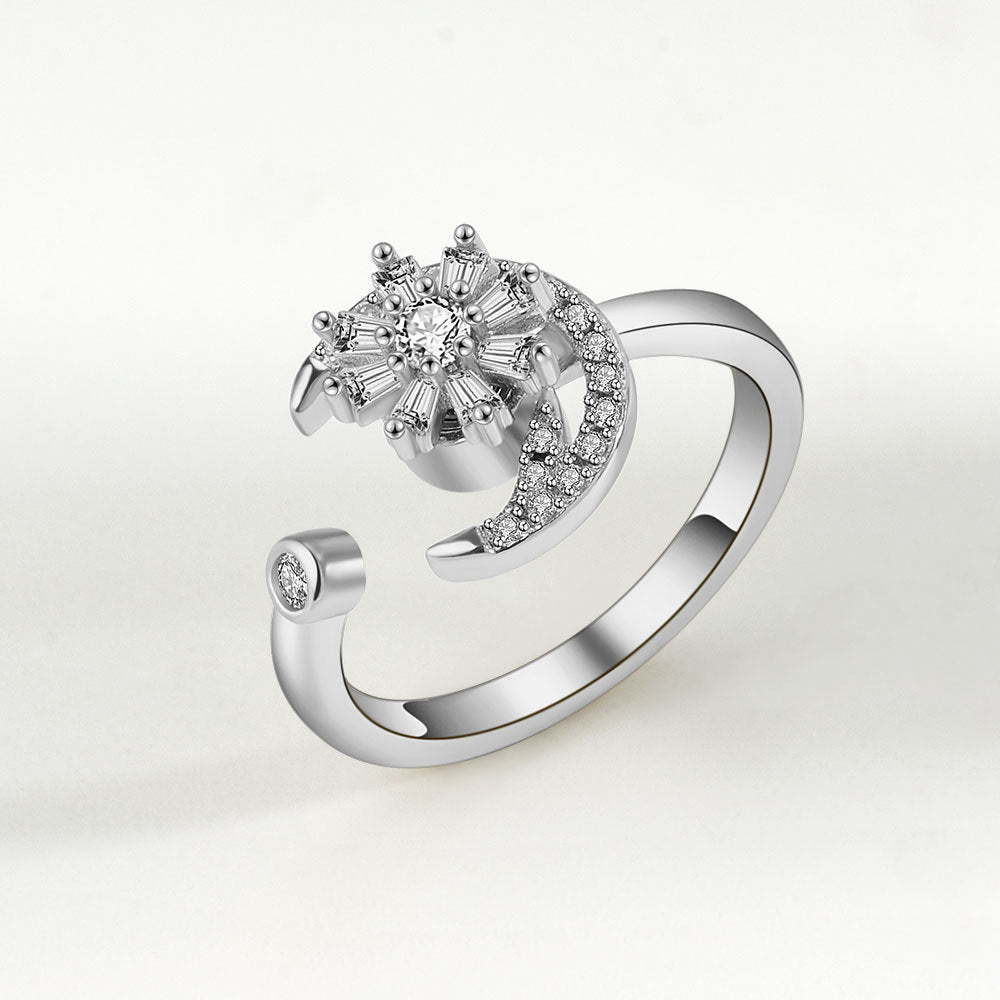 Wholesale Zircon Rotary Stone Copper Rings