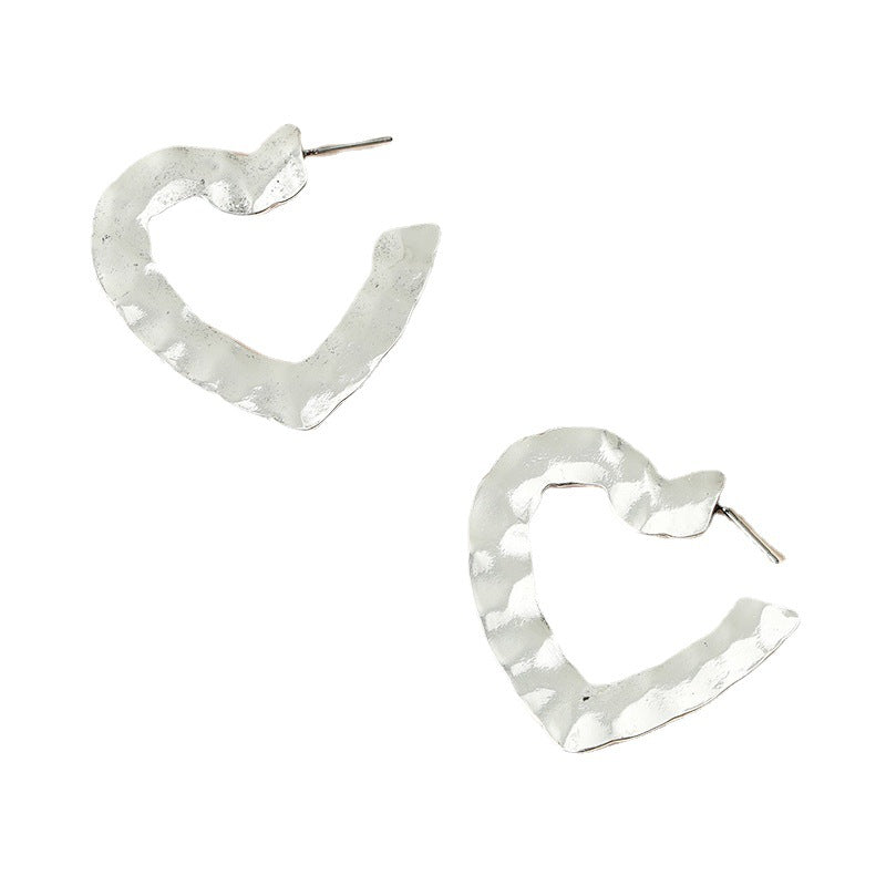 Wholesale Heart-shaped Alloy Earrings