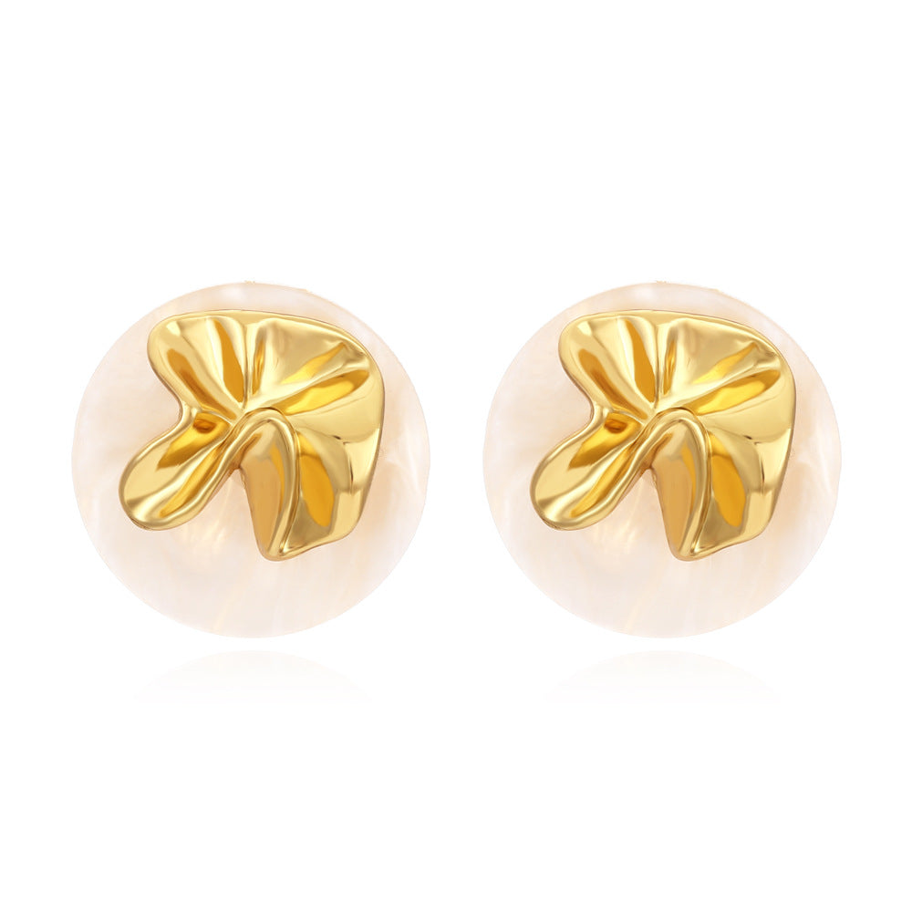 Wholesale Vintage Flower Alloy Ear Studs