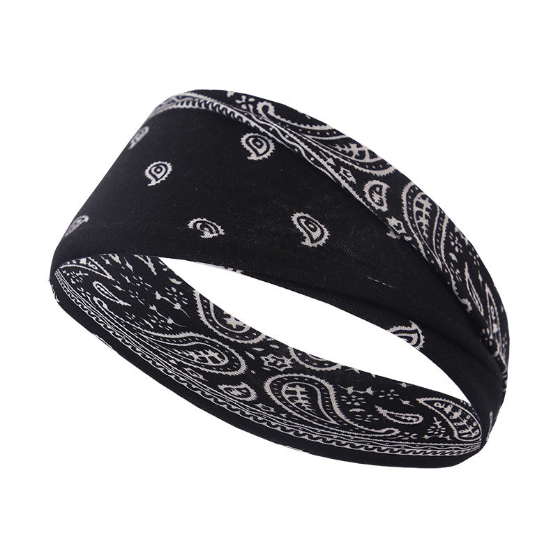 Venda al por mayor lazo elástico del pelo de la tela de la cruz del lado estrecho