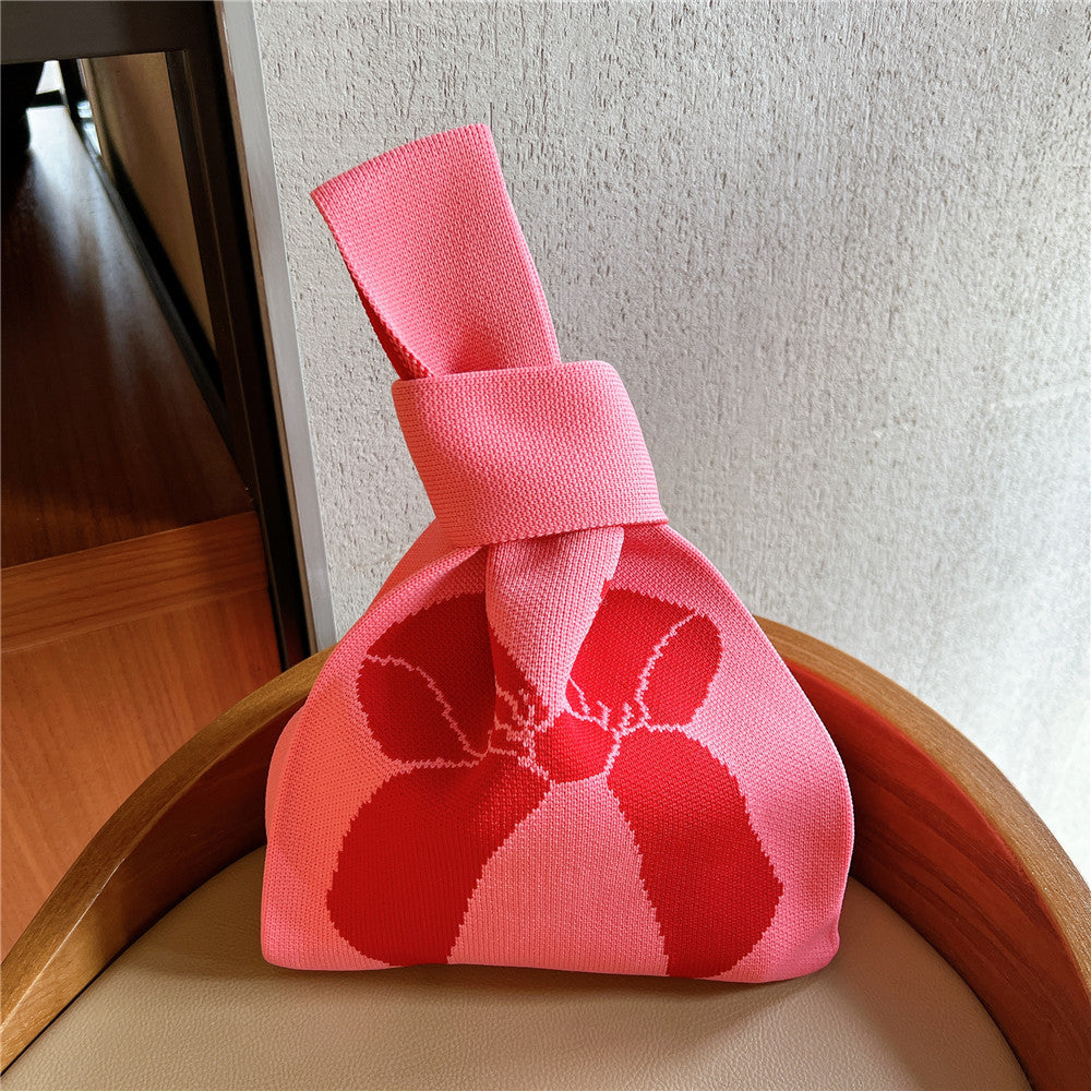 Bolsos de punto de poliéster al por mayor