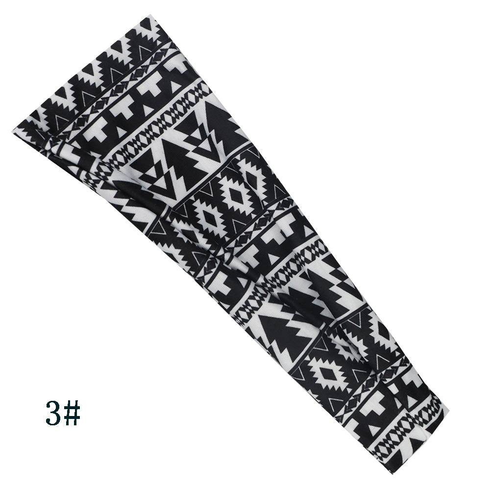 Wholesale Yoga Sweat Absorbing Hair Band Cotton Headband