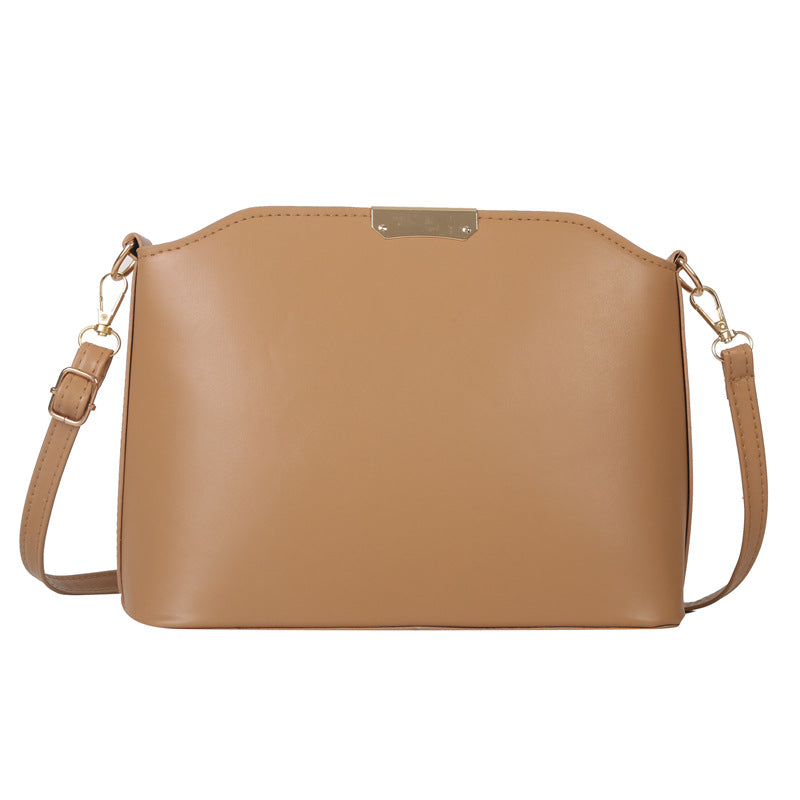 Wholesale PU Solid Color Shoulder Bag