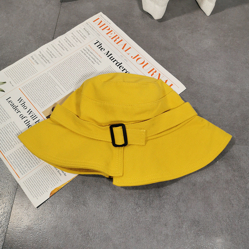 Wholesale Cotton Polyester Irregular Rectangular Buckle Fisherman Hat