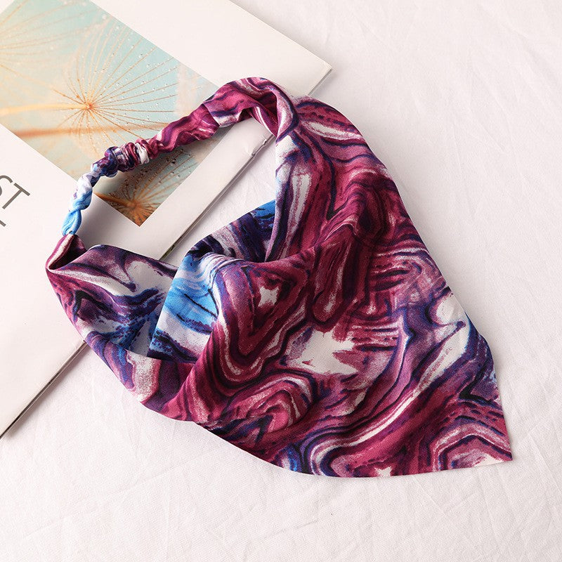 Tabilla de tela de tinte de gasa triangular al por mayor