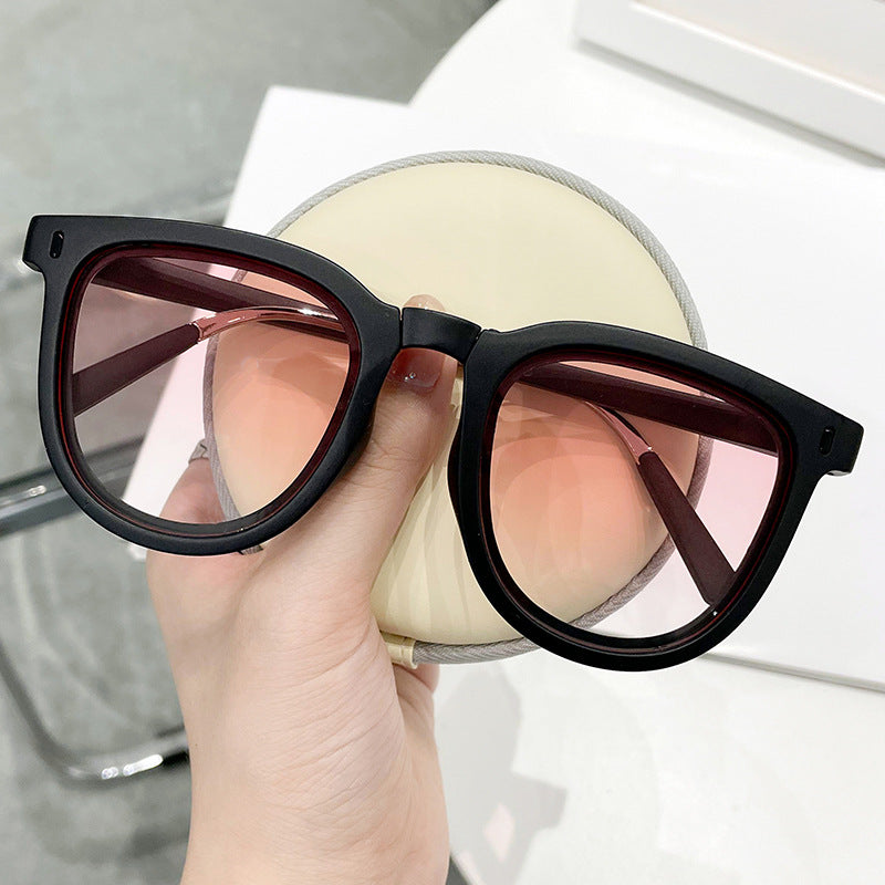 Wholesale PC Foldable Banana Blush Men Sunglasses