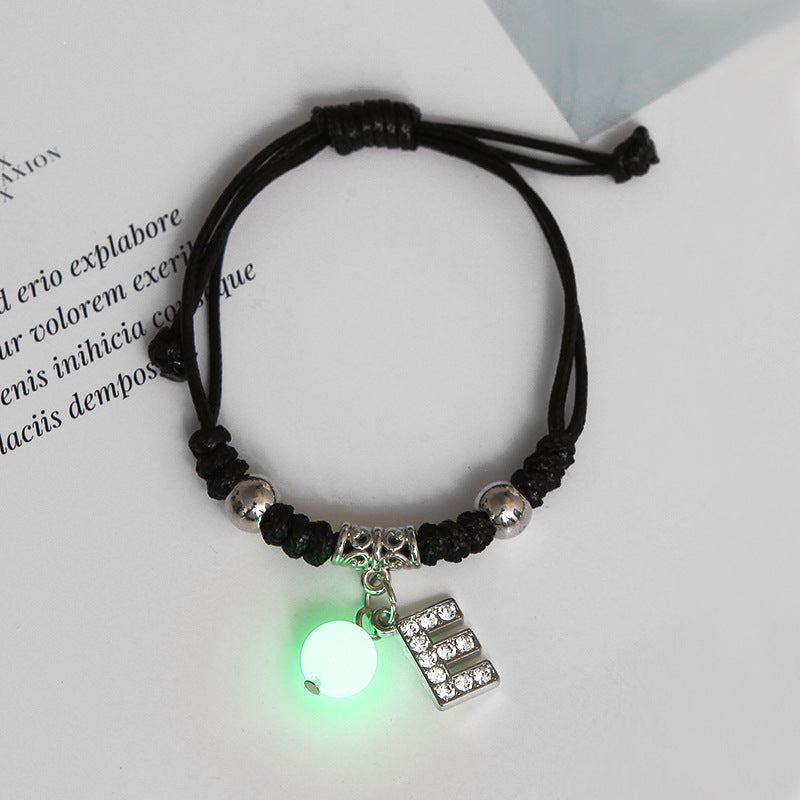 Pulsera Luminosa De Alfabeto Inglés De Aleación al por mayor