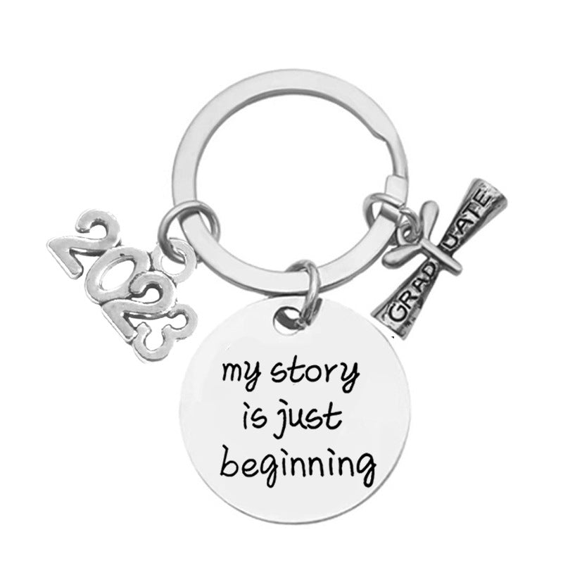 Llaves de acero inoxidable para regalo de temporada de graduación al por mayor