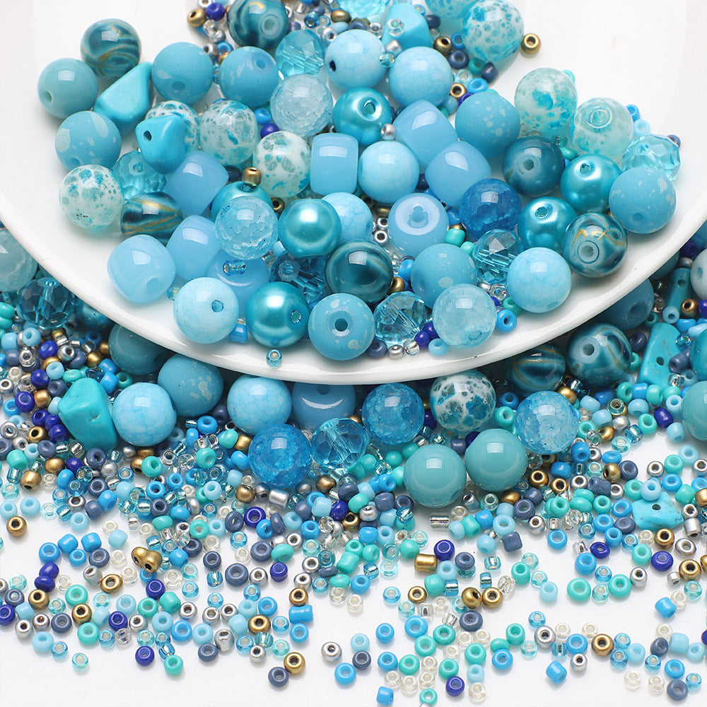 Wholesale 350PCS/Pack Cracked Gravel Glass Beads