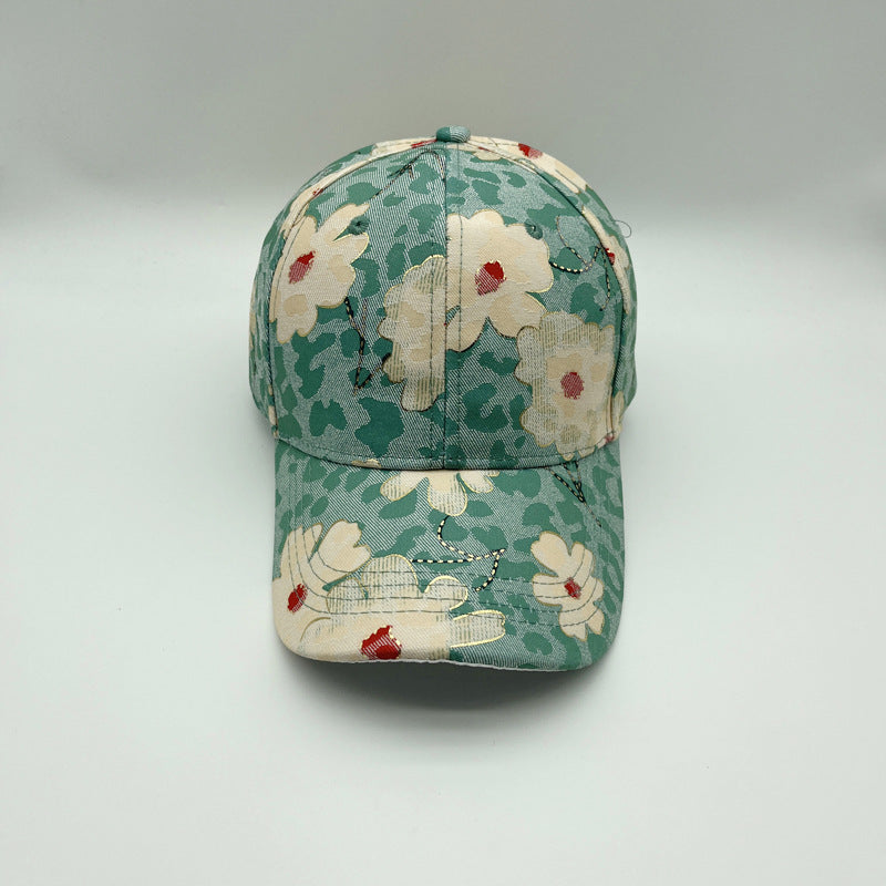 Gorra De Béisbol De Flores De Algodón al por mayor